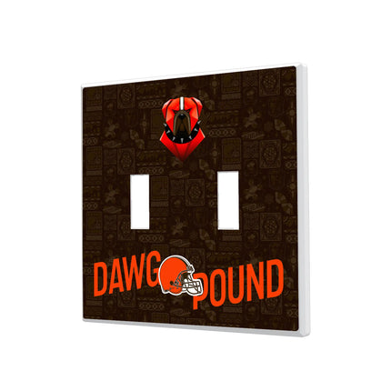 Cleveland Browns Hidden-Screw Light Switch Plate Deco