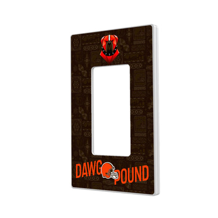 Cleveland Browns Hidden-Screw Light Switch Plate Deco
