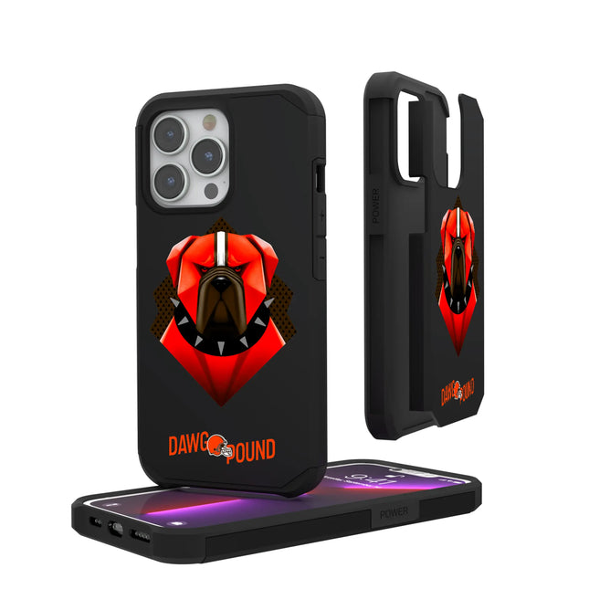 Cleveland Browns Rugged Phone Case Deco for iPhone