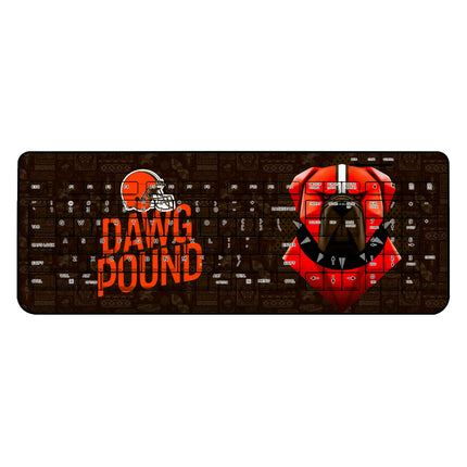 Cleveland Browns Wireless USB Keyboard Deco