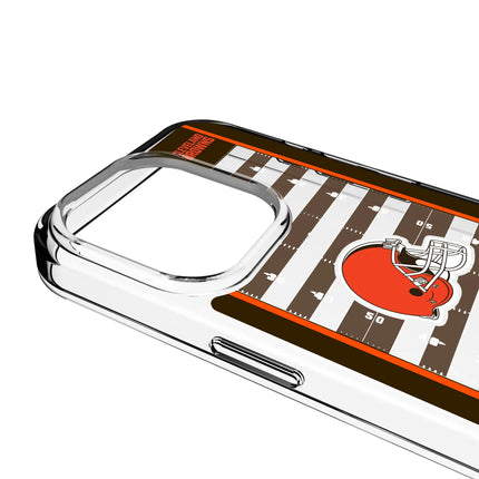 Cleveland Browns Clear Phone Case Field for iPhone