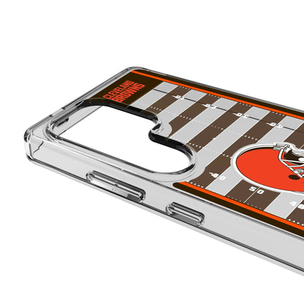 Cleveland Browns Clear Phone Case Field for Samsung Galaxy