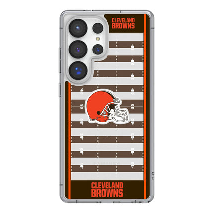 Cleveland Browns Clear Phone Case Field for Samsung Galaxy