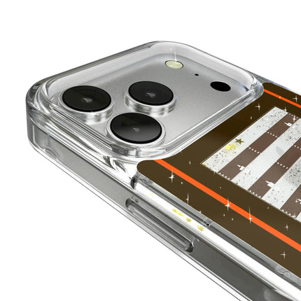Cleveland Browns Glitter Phone Case Field for iPhone