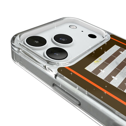 Cleveland Browns Field Glitter Phone Case for Apple iPhone