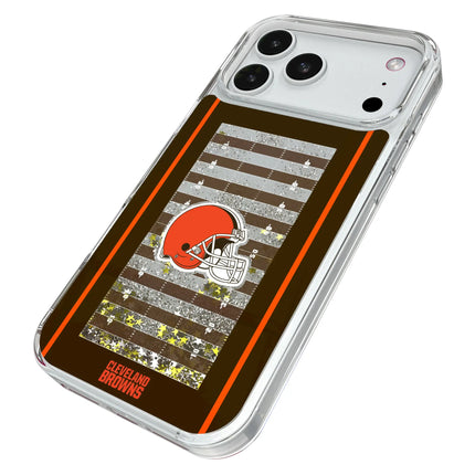 Cleveland Browns Field Glitter Phone Case for Apple iPhone
