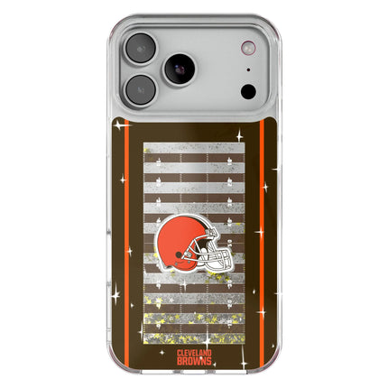 Cleveland Browns Field Glitter Phone Case for Apple iPhone
