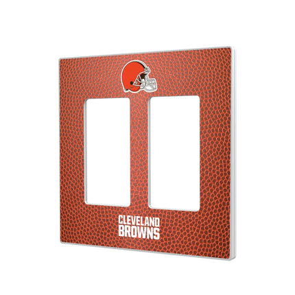 Cleveland Browns Hidden-Screw Light Switch Plate Football