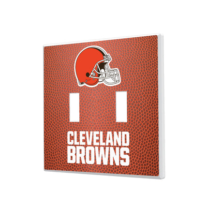 Cleveland Browns Hidden-Screw Light Switch Plate Football