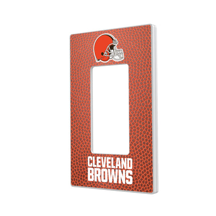 Cleveland Browns Hidden-Screw Light Switch Plate Football