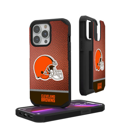 Cleveland Browns Rugged Phone Case Football for iPhone