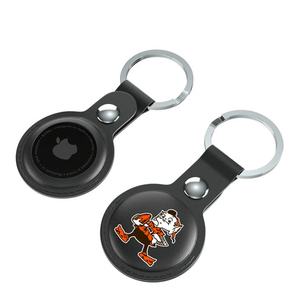 Browns Black Airtag Holder 2-Pack Historic Insignia