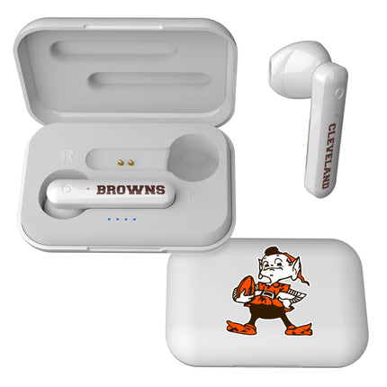 Cleveland Browns Wireless TWS Earbuds Historic Insignia
