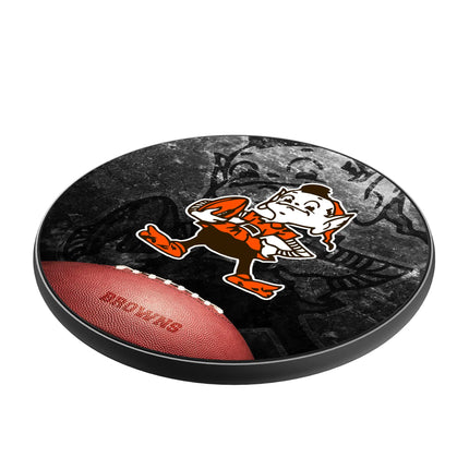 Cleveland Browns 15-Watt Wireless Charger Historic Legendary