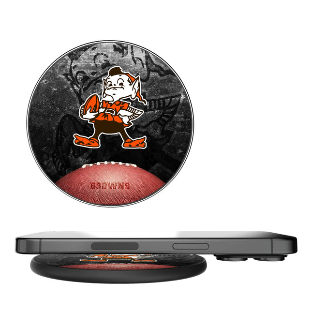 Cleveland Browns 15-Watt Wireless Charger Historic Legendary