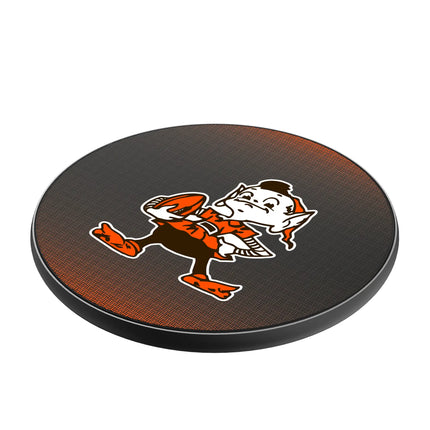 Cleveland Browns 15-Watt Wireless Charger Historic Linen