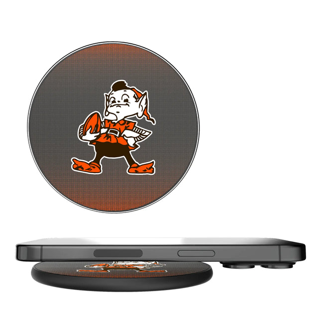 Cleveland Browns 15-Watt Wireless Charger Historic Linen
