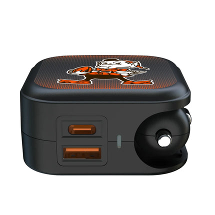 Cleveland Browns 2 in 1 USB A/C Charger Historic Linen