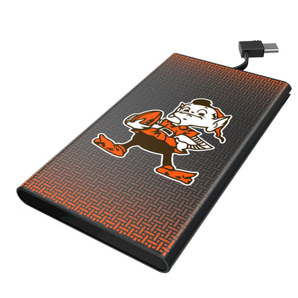 Cleveland Browns 5000mAh Flat Powerbank Historic Linen