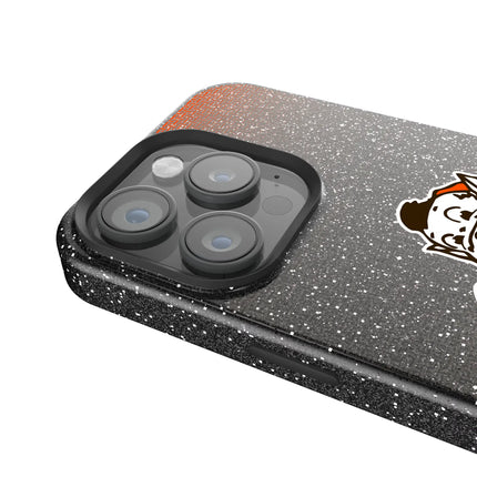 Browns Black Bling Phone Case Historic Linen for iPhone
