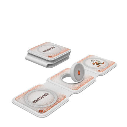 Cleveland Browns Foldable 3 in 1 Charger Historic Linen