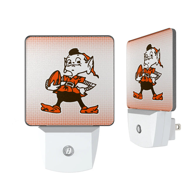 Cleveland Browns Night Light 2-Pack Historic Linen