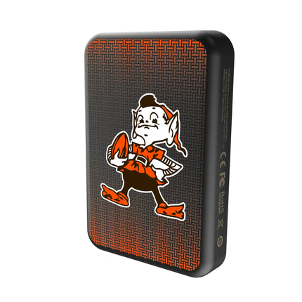 Cleveland Browns Wireless Mag Power Bank Historic Linen