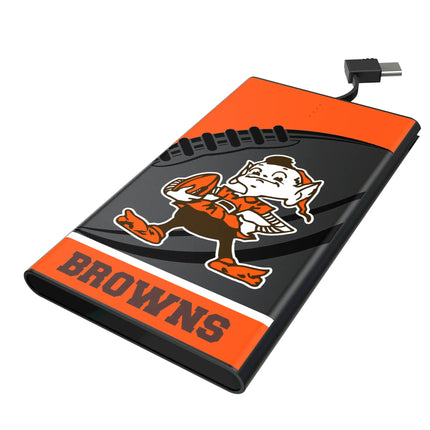 Cleveland Browns 5000mAh Flat Powerbank Historic Passtime