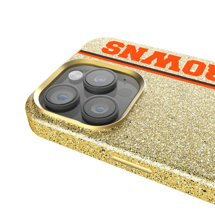 Browns Bling Phone Case Historic Sidebar for iPhone