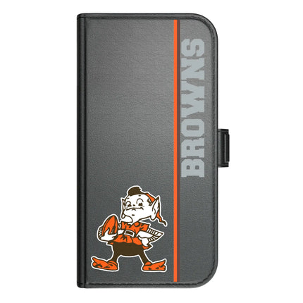 Cleveland Browns Historic Collection Sidebar Folio 2.0 Case for Apple iPhone