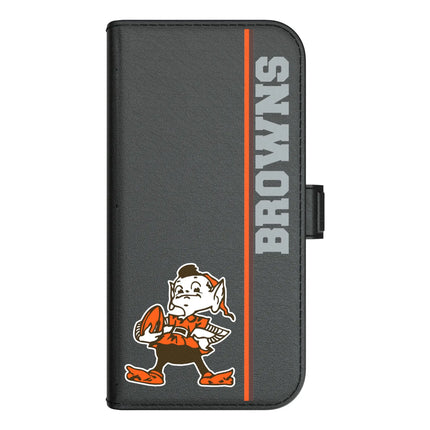 Cleveland Browns Historic Collection Sidebar Folio 2.0 Case for Apple iPhone