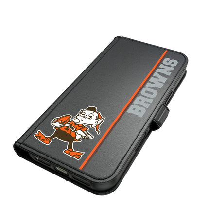 Cleveland Browns Historic Collection Sidebar Folio 2.0 Case for Apple iPhone