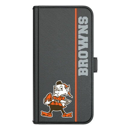 Cleveland Browns Historic Collection Sidebar Folio 2.0 Case for Apple iPhone