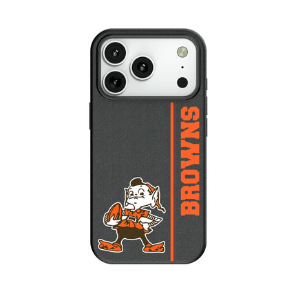 Cleveland Browns Historic Collection Sidebar MagSafe Compatible Phone Case for Apple iPhone