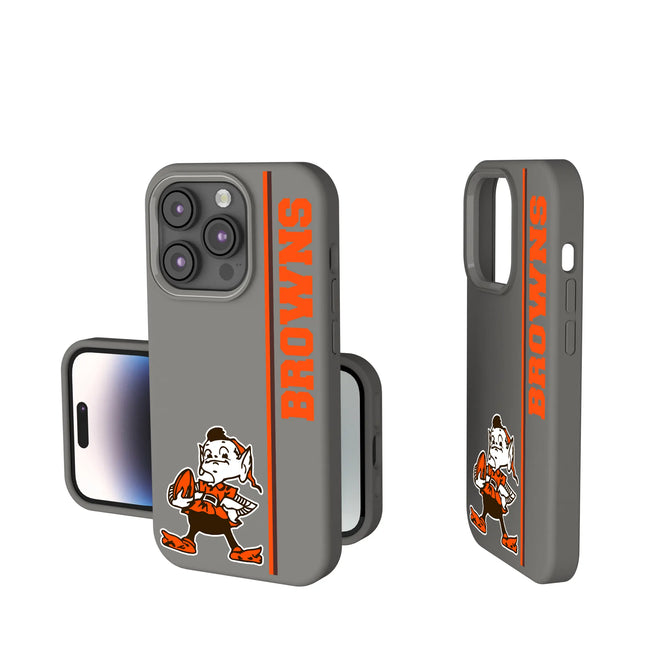Browns Soft Touch Phone Case Historic Sidebar for iPhone