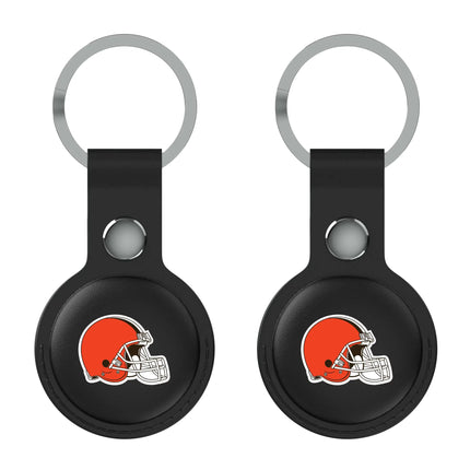 Cleveland Browns Black Airtag Holder 2-Pack Insignia