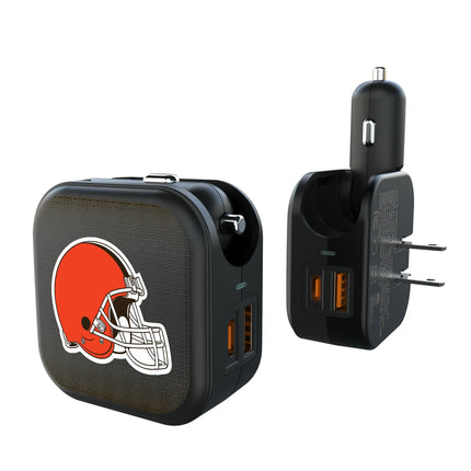 Cleveland Browns 2 in 1 USB A/C Charger Linen