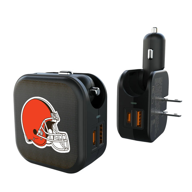 Cleveland Browns 2 in 1 USB A/C Charger Linen
