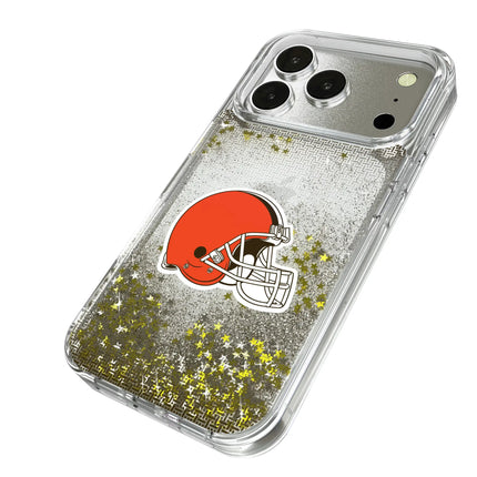 Cleveland Browns Glitter Phone Case Linen for iPhone