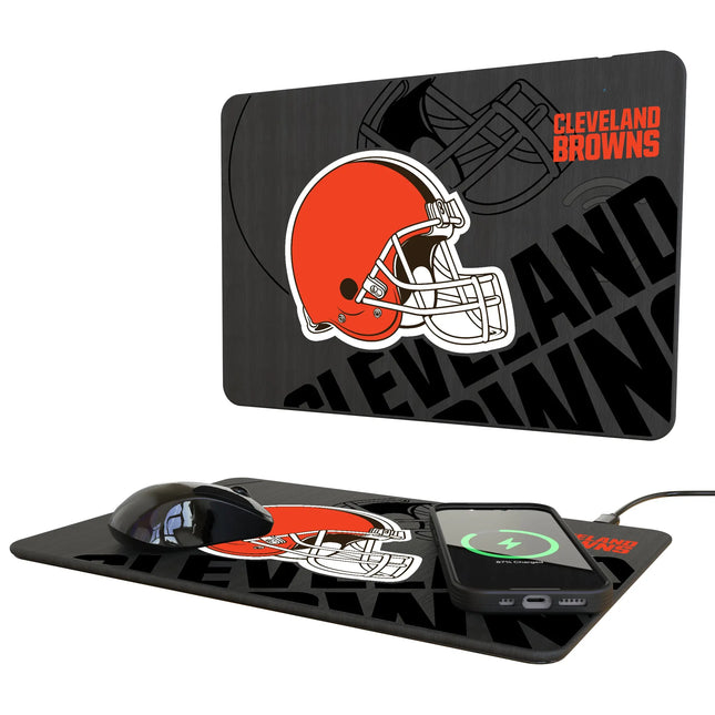 Cleveland Browns 15W Wireless Charger & Mouse Pad Monocolor