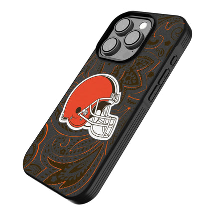 Cleveland Browns Bump Phone Case Paisley for iPhone