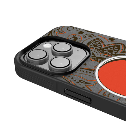 Cleveland Browns Bump Phone Case Paisley for iPhone