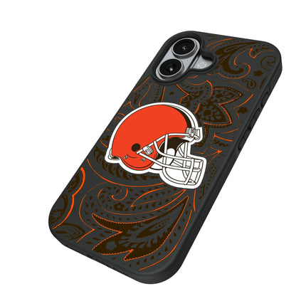 Cleveland Browns Bump Phone Case Paisley for iPhone
