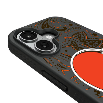Cleveland Browns Bump Phone Case Paisley for iPhone