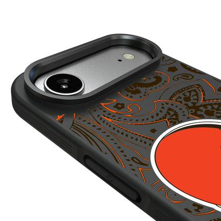 Cleveland Browns Bump Phone Case Paisley for iPhone