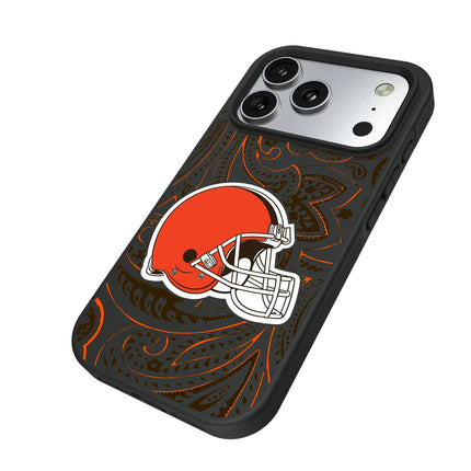 Cleveland Browns Bump Phone Case Paisley for iPhone