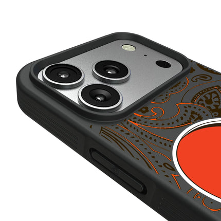 Cleveland Browns Bump Phone Case Paisley for iPhone