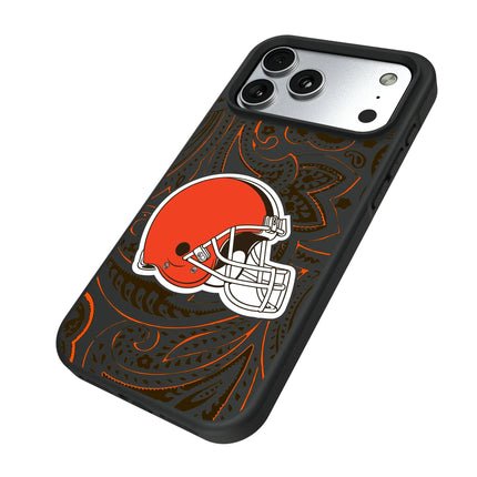 Cleveland Browns Bump Phone Case Paisley for iPhone