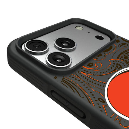 Cleveland Browns Bump Phone Case Paisley for iPhone
