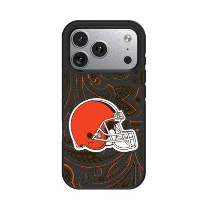 Cleveland Browns Bump Phone Case Paisley for iPhone